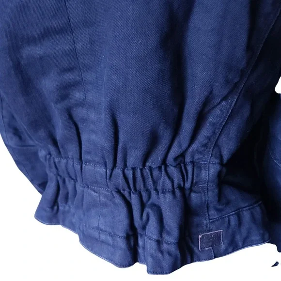 G Star RAW Women Arc Pilot 3D Padded Jacket Dark Wash Denim XS Small NWT $210 - Picture 13 of 14